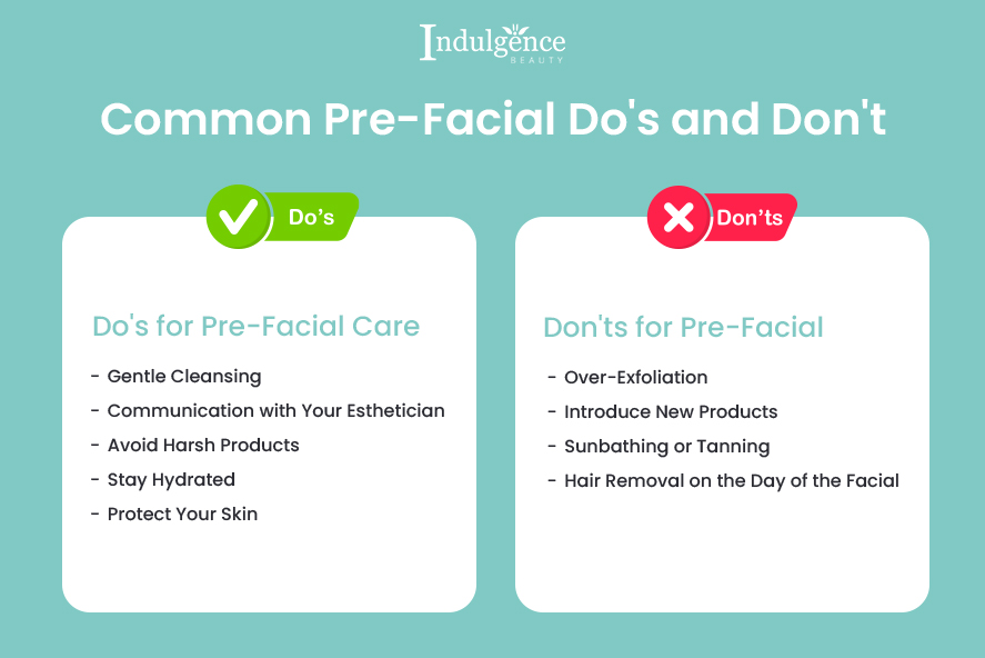 Common Pre-Facial Do's and Don'ts 